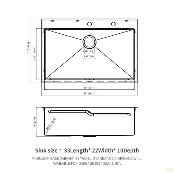 Dimensions du produit