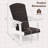 Set of 4 Adirondack Chair w/ Rattan Padded Seat & Back Wide Hidden Cupholder Patio-463540113