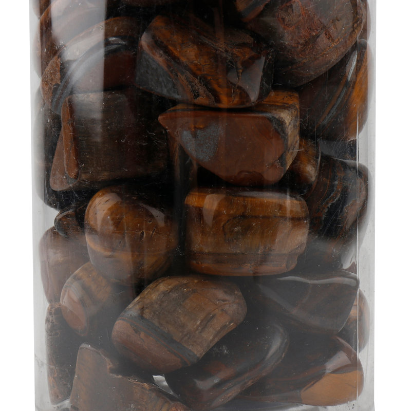 Objets décoratifs en pierre naturelle Natural Rocks, Brown, Tiger's Eye