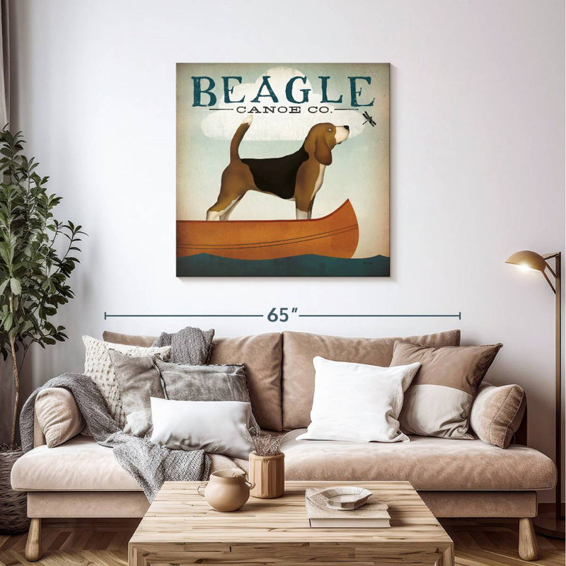 Brampt Beagle Canoe Co, 39" H x 39" W