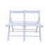 CHAISE PLIABLE - 2 / S, STYLE PLIABLE - BLANC