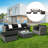 Kandiyohi 5 - Person Patio Conversation Set with Cushions-1132663199-1132663192