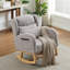 Chaise berçante moderne avec accoudoirs 27,2 po-177381712