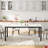 70.9/78 in Dining Table for 6-8, Farmhouse Wooden Kitchen Tables for Family, Rectangular Industrial Style Dining Room Table w/ Sturdy Metal Frame-1846444243