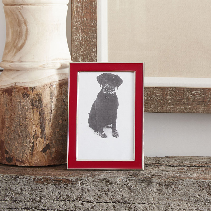 Cadre photo Strathcona, 4 po x 6 po, Rouge