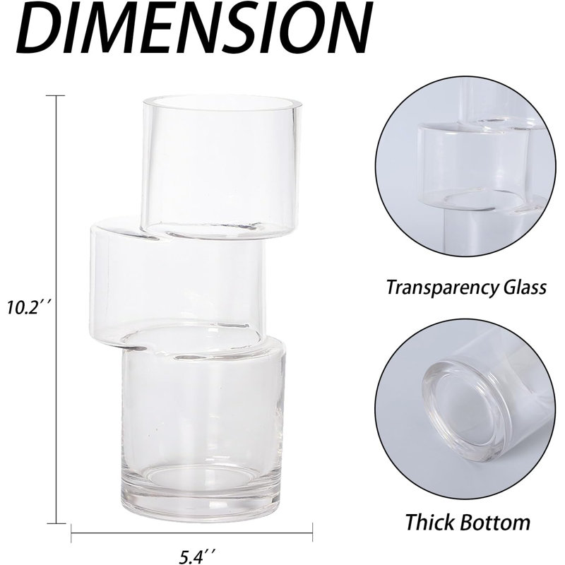 Carone Glass Table Vase