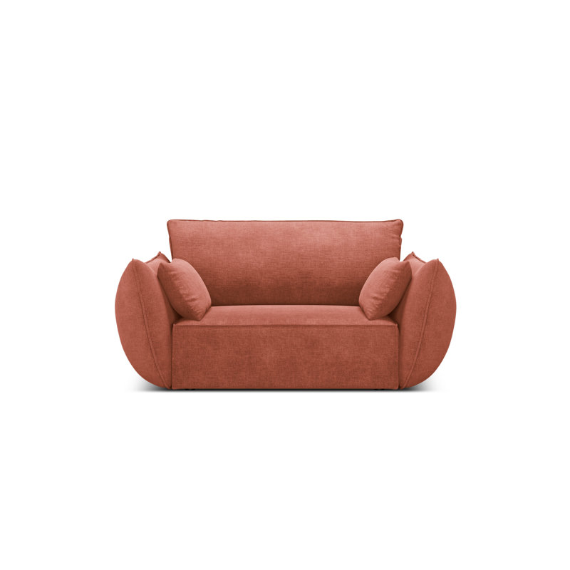 Lindasy Velvet Armchair, Terracotta 100% Polyester