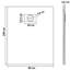 Jamerson Plastic Shower Tray-523106995-523106957