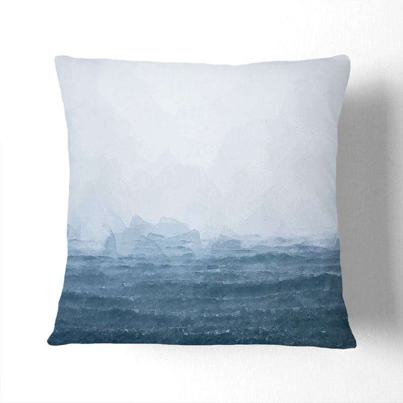 Square Throw Cushion, 55cm H x 55c m W x 20cm D, Stone