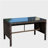 Outdoor patio Furniture 1 Coffee Table with clear tempered glass