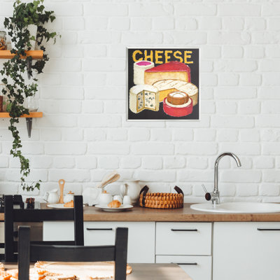 Plaque murale assortie avec roulettes à fromage, design par Nancy Overton
