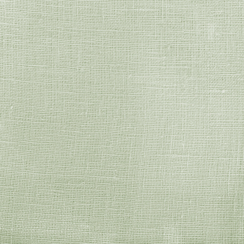 Serviette de table unie à volants 100 % lin, Vert