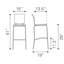 Tabouret Voicu Criss Cross (ensemble de 2)-1906473599-1906473598