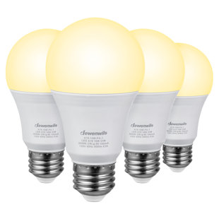 10 Watt (60 Watt Equivalent), A19 LED, Dimmable Light Bulb, E26/Medium (Standard) Base (Set of 4)