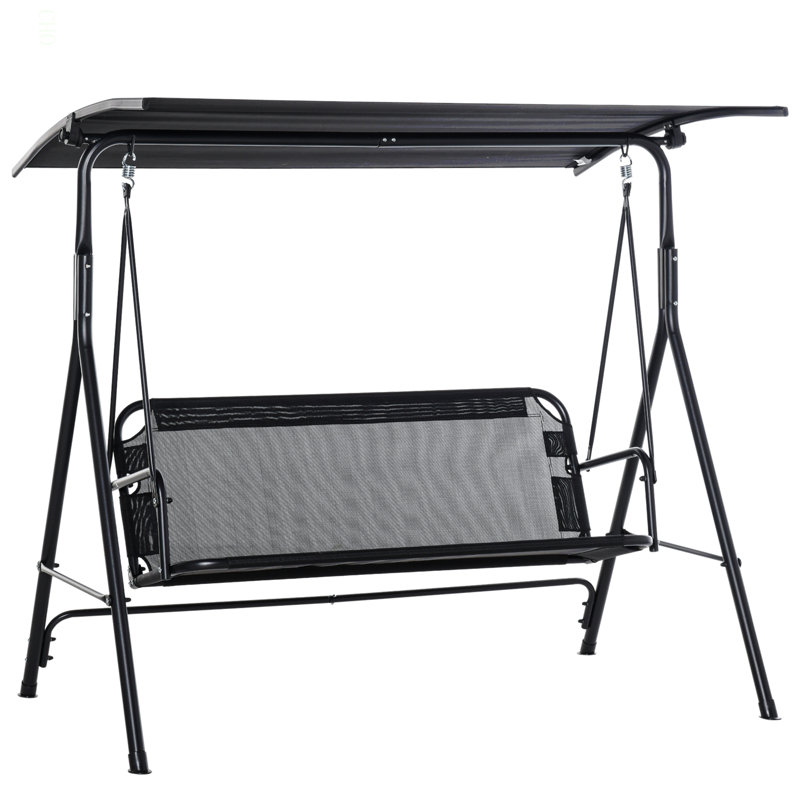 Balancelle avec auvent pour 2 adultes Outsunny