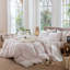 Ensemble de housse de couette à rayures 100% coton lavé MooMee-112681252-117586338