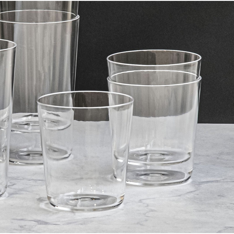 Verre à gin 16 oz. Ensemble de verres à whisky en plastique, Transparent