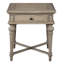 Solid Wood Cross Legs End Table