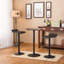 Ensemble de table de bar et tabourets à hauteur réglable avec élévateur pneumatique-1419652690-1419652780