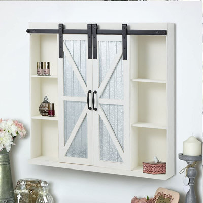 MELLCOM 36.02'' Wide 5 - Shelf Storage Cabinet