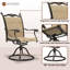 Fauteuil pivotant de patio