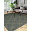 Élégant tapis oriental moderne 8 x 10 pour un espace de vie chic