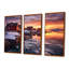Ensemble d'art mural de maisons rouges «Ice River»-1699255547-1699255549