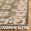 Tapis oriental en laine noué à la main brun Oushak-1709443780