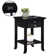 Carbin 24.25" Tall 1 Drawer End Table with Built-in Outlets and Pull-Out Shelf