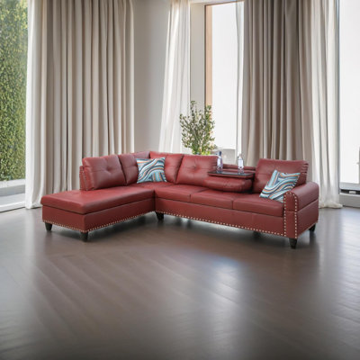 Canapé modulaire avec porte-gobelet rabattable Piotrowski