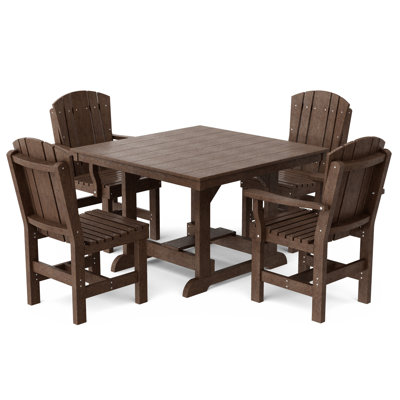 Heritage 5-Piece 44" x 44" Dining Set