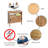 Mahe Bamboo Under-Sink Cabinet with Open Shelf and Sliding Doors U-Shaped Cut-Out