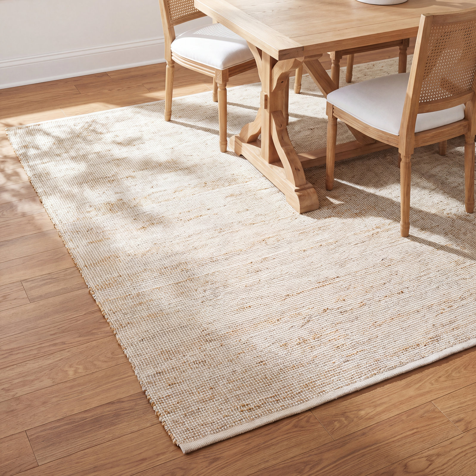 Nary Hand-Woven Jute Rug, Rectangle 9' x 12'