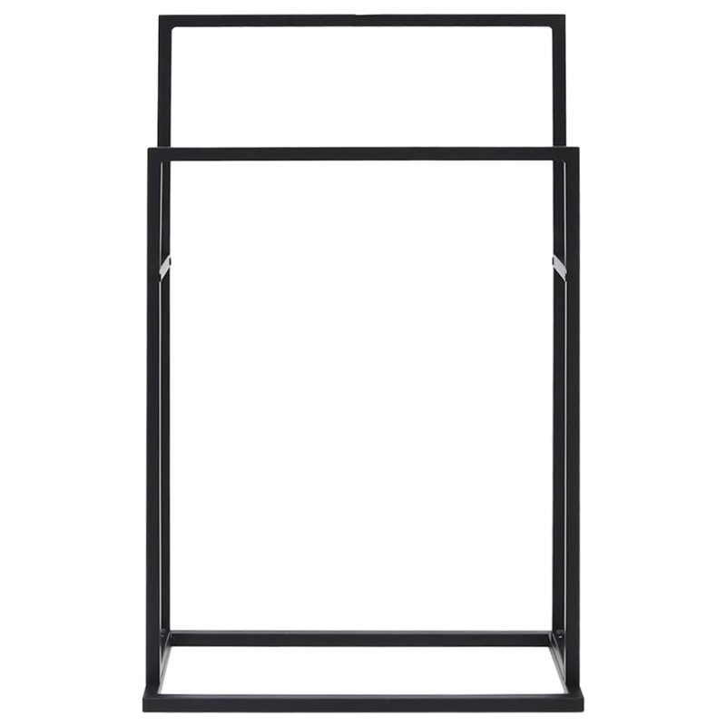 Brandalynn Towel Rack, Black
