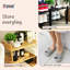 Froppi 4-Tier Bamboo Shoe Rack for Shoe Storage, Wooden Shoe Shelf L45.2 W29.5 H72.4 cm-93563888