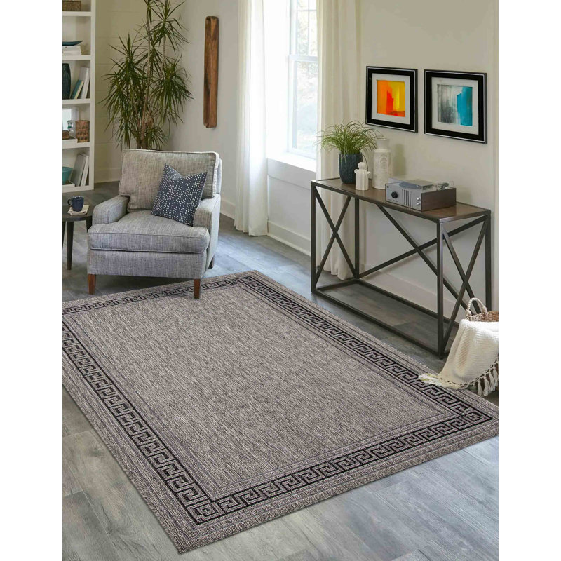 Narita Grey Rug, Rectangle 8' x 10'