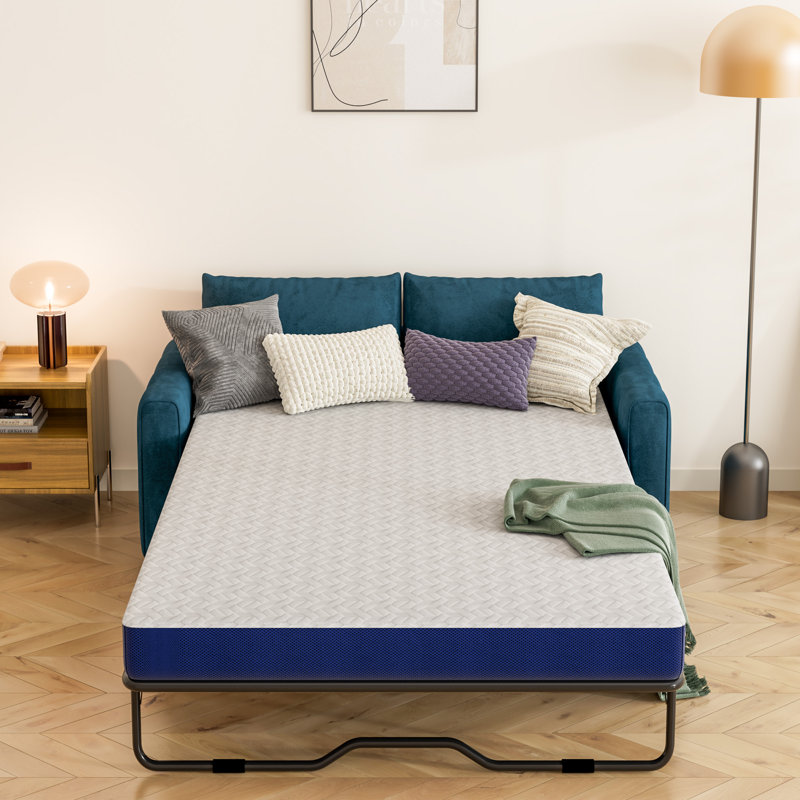 Matelas en mousse viscoélastique moyenne de 4 pouces pour canapé-lit, remplacement du matelas du canapé-lit - MATELAS SEULEMENT