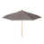 Gris / rayures orange