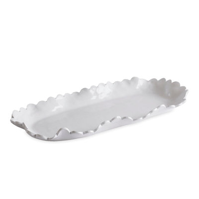 VIDA Colette Large Oblong Platter (White)
