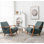 Ensemble de 2 fauteuils rembourrés Andablo