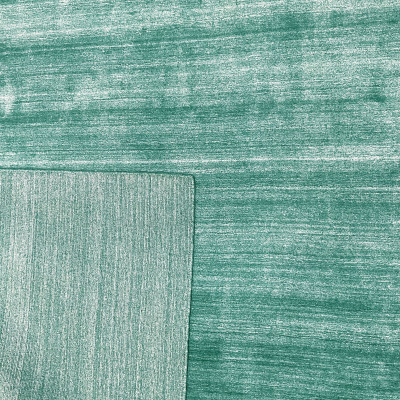 Tapis rectangulaire en soie noué à la main, Rectangulaire 8 pi x 10 pi
