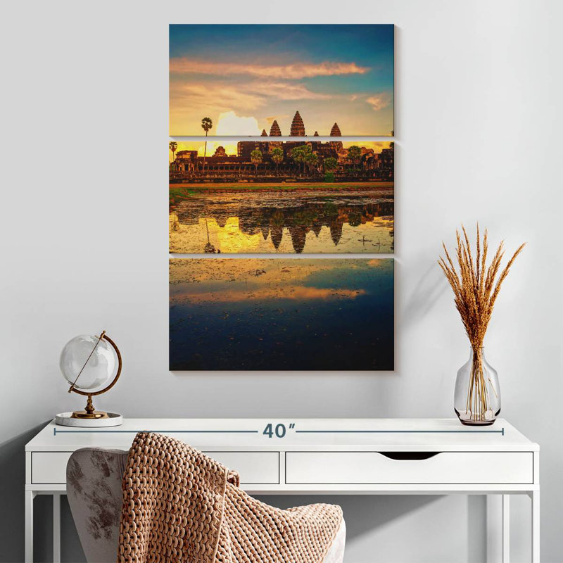 Adella Angkor Wat, 32" H x 20" W