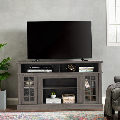 Meuble télé classique classique pour téléviseur de 65 po ou moins avec ouverture