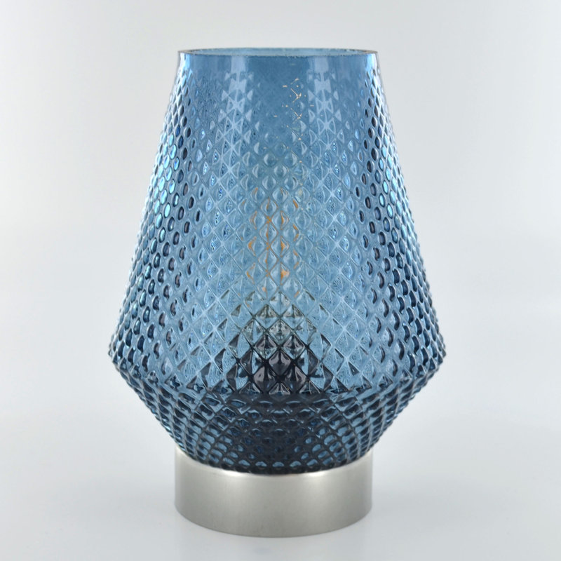 Braunstone Novelty Lantern Moroccan Style Lamp, Blue