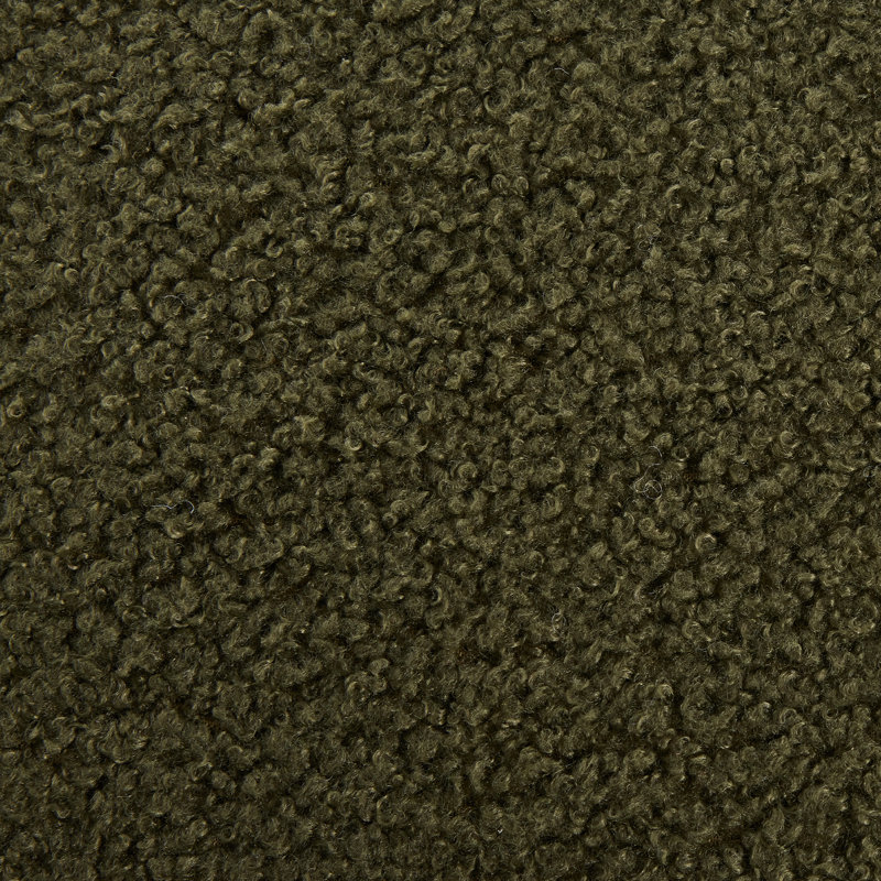 Fauteuil rembourré avec repose-pieds, Vert