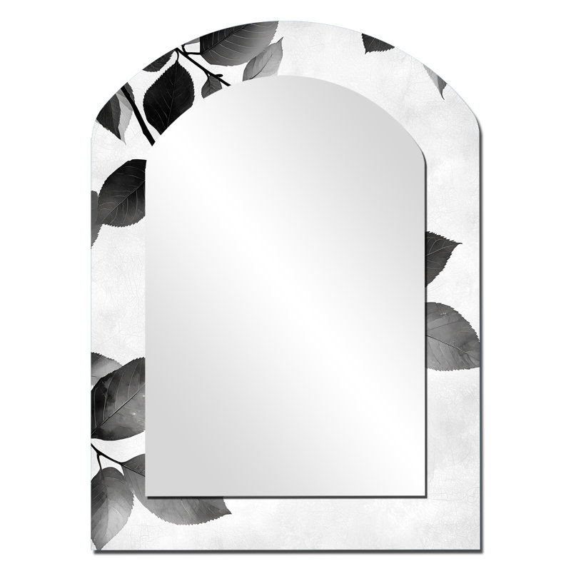 Miroir décoratif sur fond noir, 34 po x 25 po