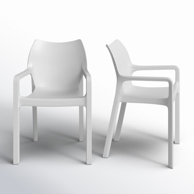 Chaise de patio empilable Adrian