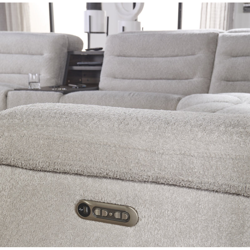 Canapé modulaire inclinable 53016, Solace platine