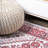 Boho Cottage Medallion Red/Ivory Rug-1805728337