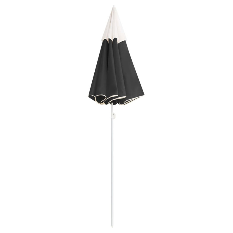Parasol d'extérieur 100% anthracite anthracite 70%, Anthracite